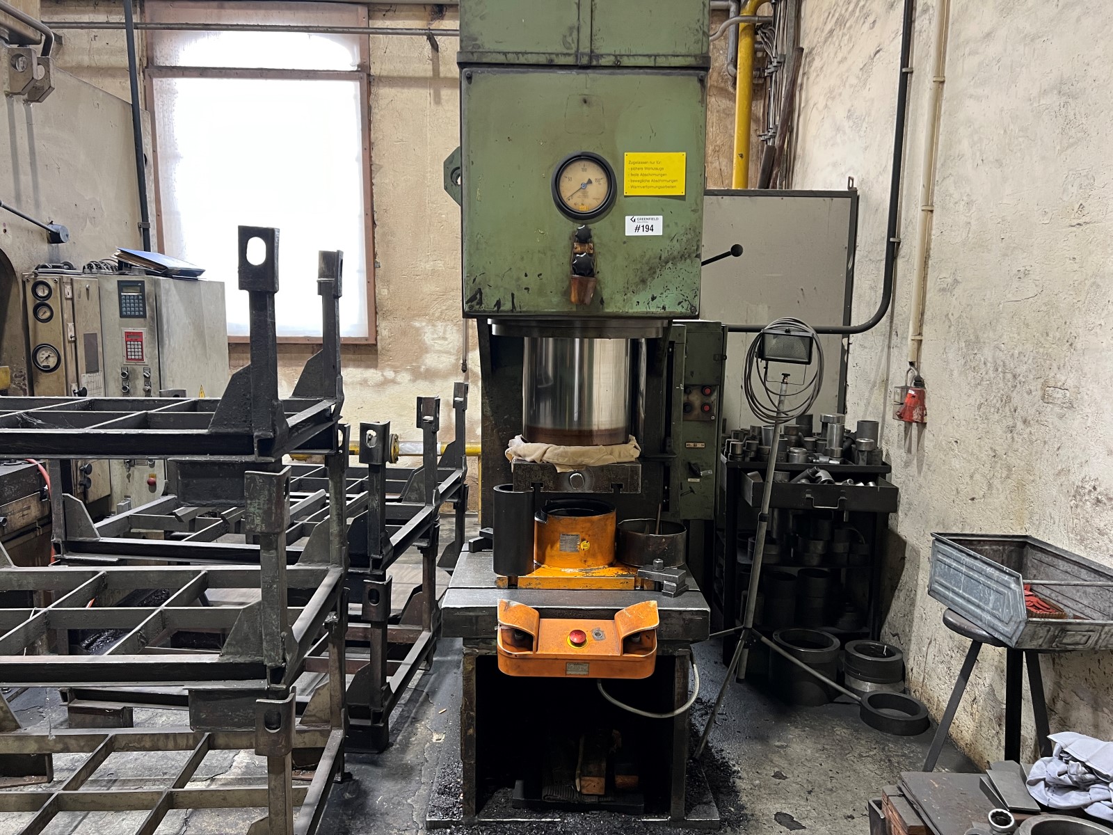 C-stand hydraulic press Zeulenroda PYE 160 S