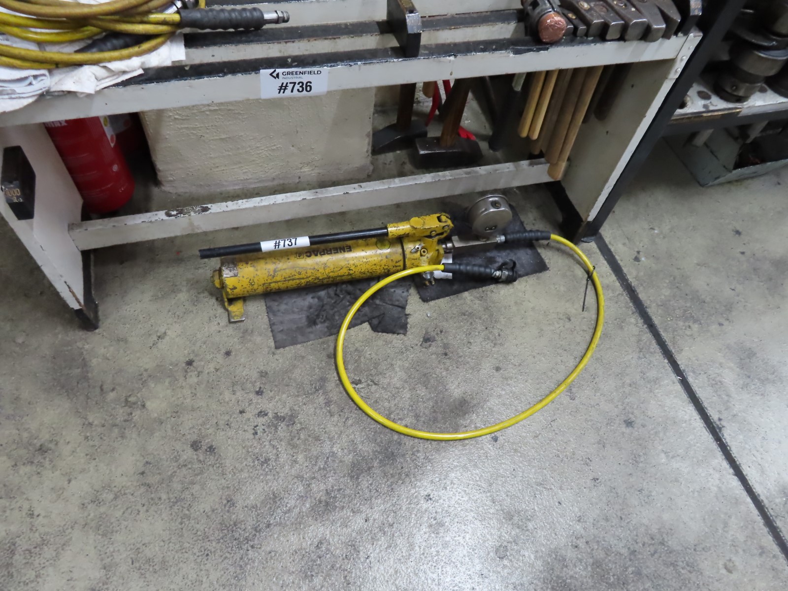 Lot of hand hydraulics Enerpac