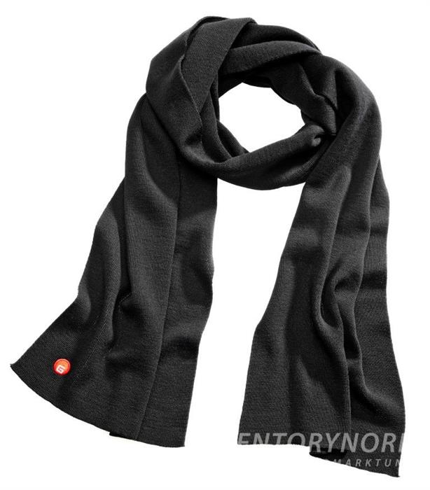 Schal aus Merinowolle – schwarz