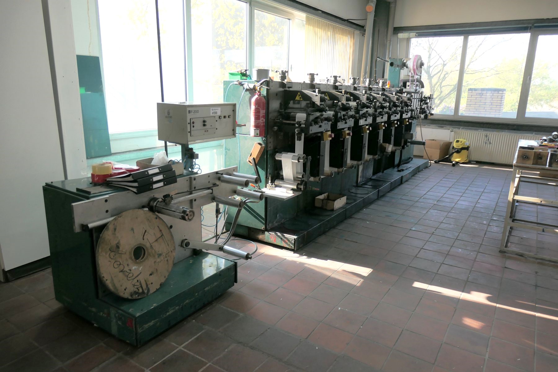 Labelling printing machine Nilpeter F-200